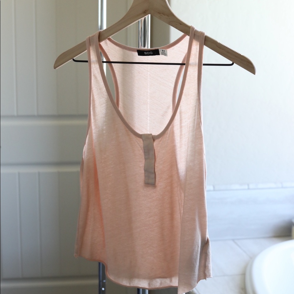 Cute baby pink tank